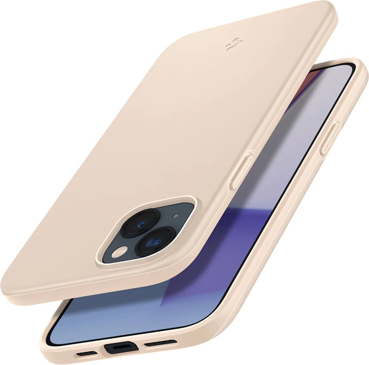 Spigen Thin Fit Apple iPhone 14 Hoesje Back Cover Beige afbeelding 13