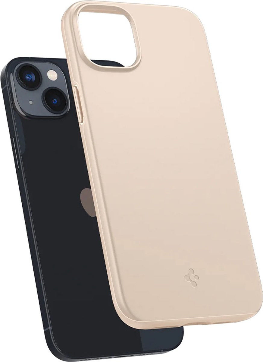 Spigen Thin Fit Apple iPhone 14 Hoesje Back Cover Beige afbeelding 2
