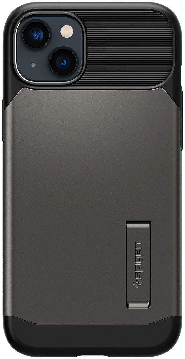 Spigen Slim Armor MagSafe Apple iPhone 14 Hoesje Back Cover Gunmetal afbeelding 4