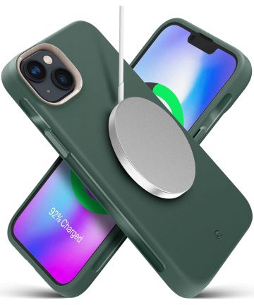 Spigen Cyrill Ultra Color MagSafe Apple iPhone 14 Plus Hoesje Groen Hoesjes