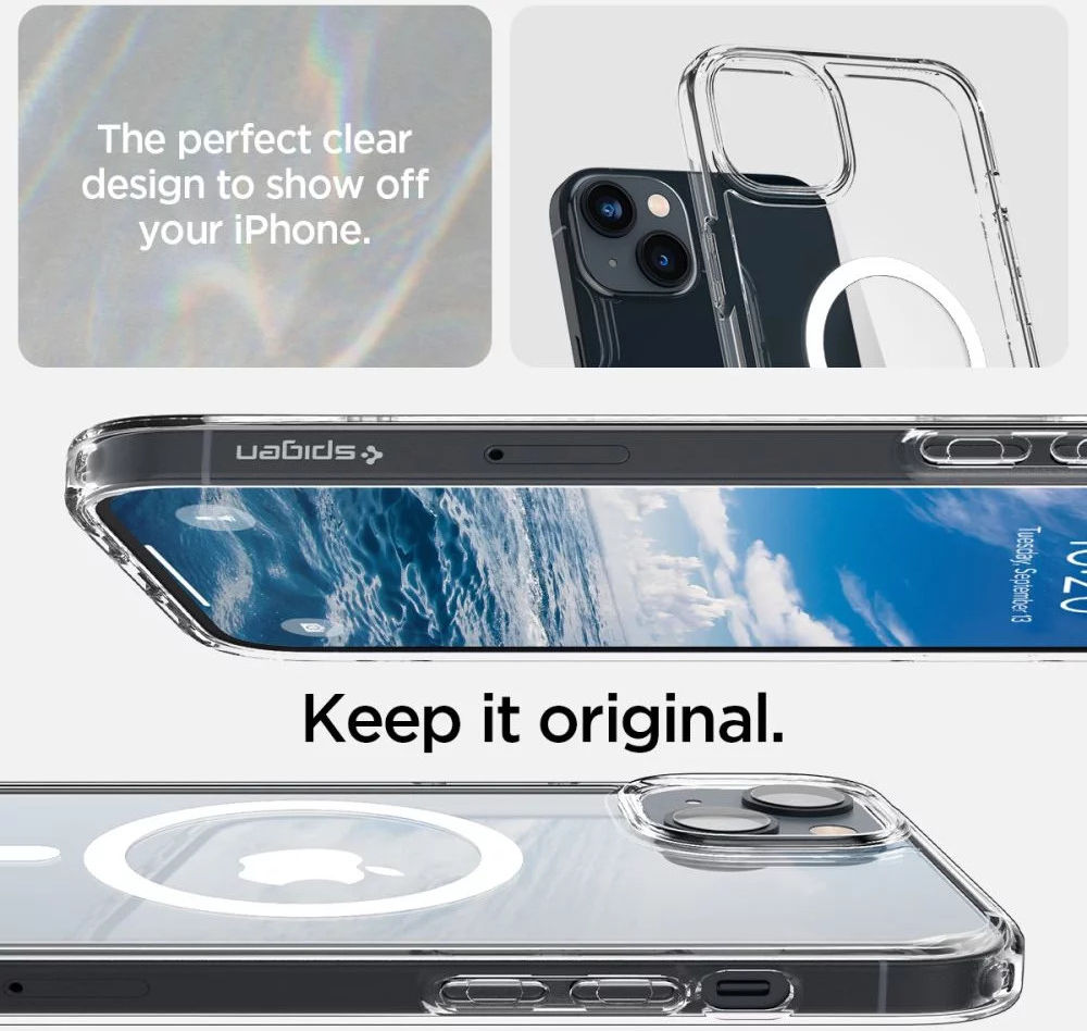 Spigen Ultra Hybrid MagSafe Apple iPhone 14 Hoesje Wit afbeelding 7