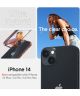 Spigen Ultra Hybrid Apple iPhone 14 Hoesje Back Cover Transparant Roze