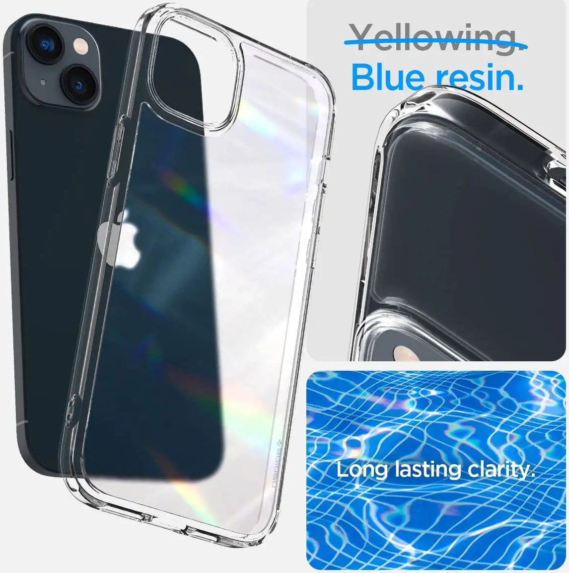Spigen Ultra Hybrid Apple iPhone 14 Hoesje Back Cover Frost Clear afbeelding 7