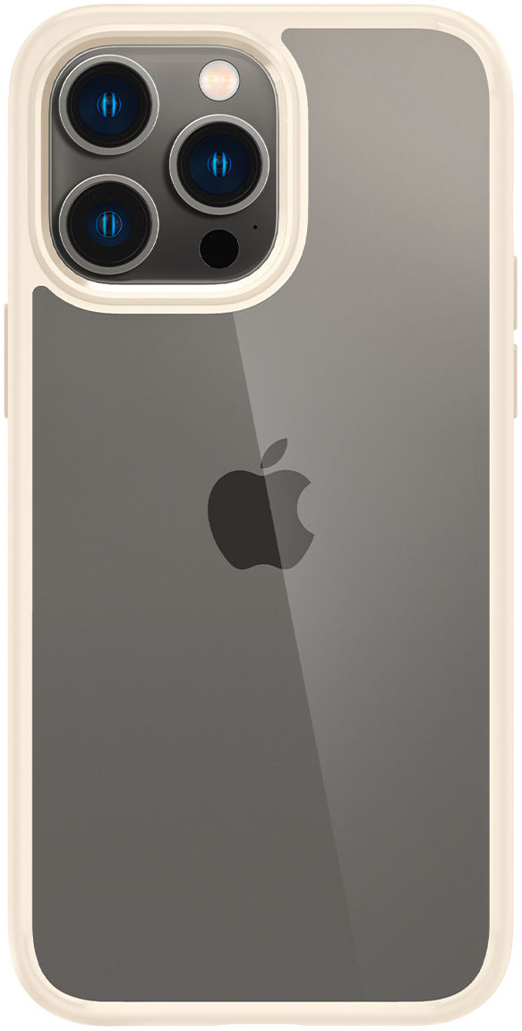 Spigen Crystal Hybrid Apple iPhone 14 Pro Max Hoesje Beige afbeelding 3