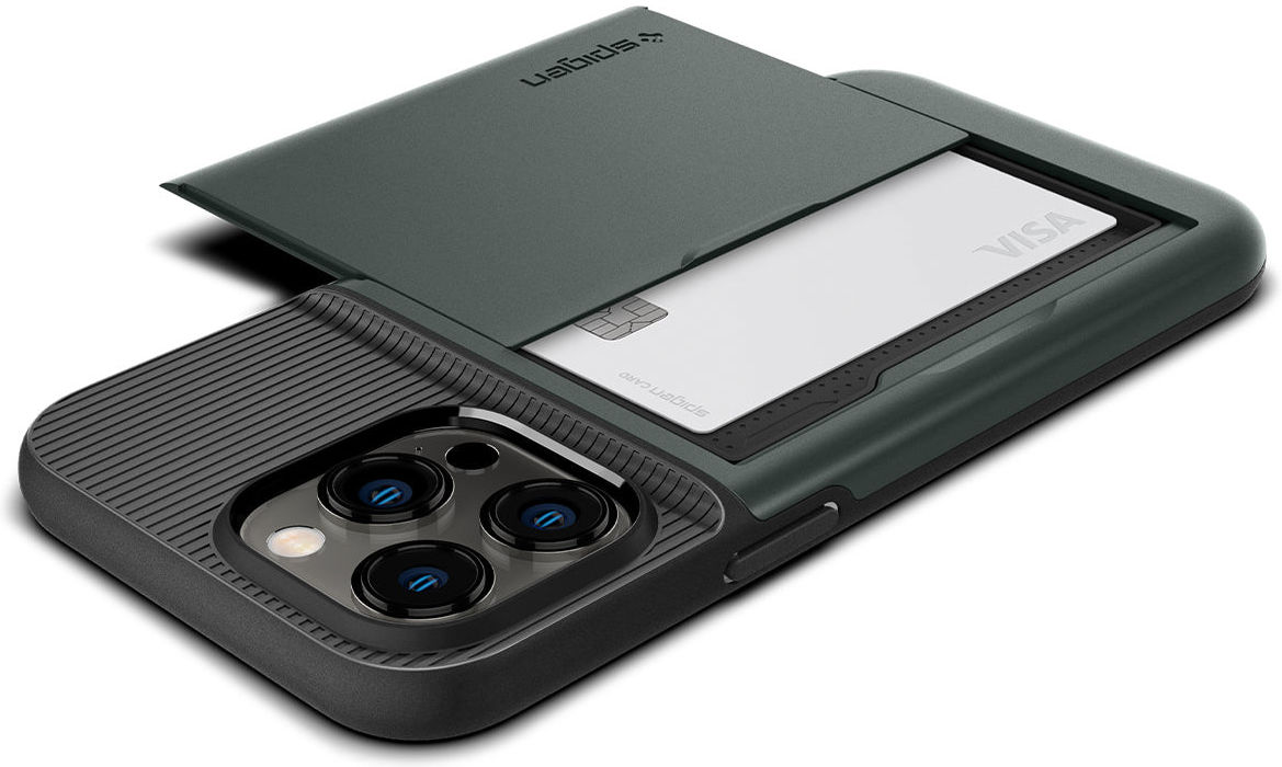 Spigen Slim Armor CS Apple iPhone 14 Pro Max Hoesje Zwart afbeelding 3