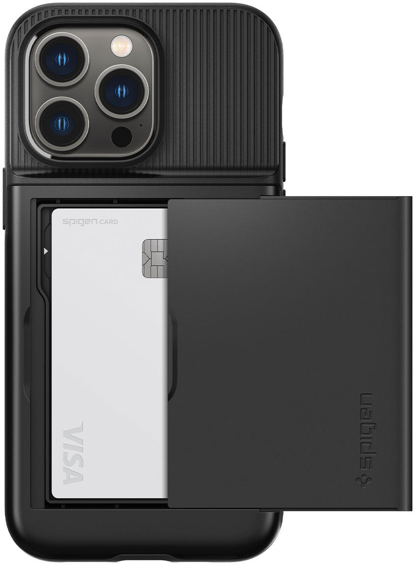 Spigen Slim Armor CS Apple iPhone 14 Pro Max Hoesje Zwart afbeelding 5