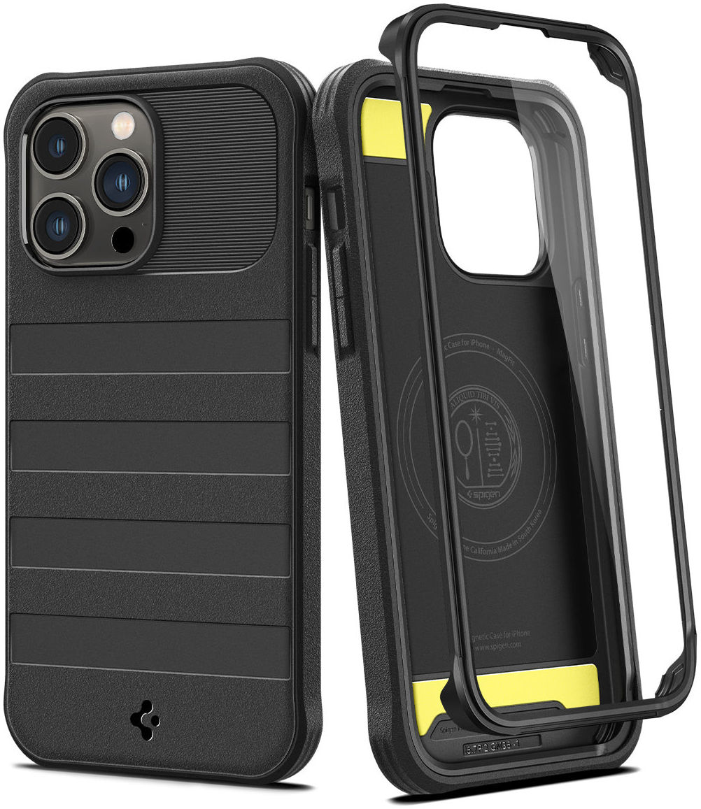 Spigen Geo Armor 360 iPhone 14 Pro Max Hoesje Full Protect Zwart afbeelding 1