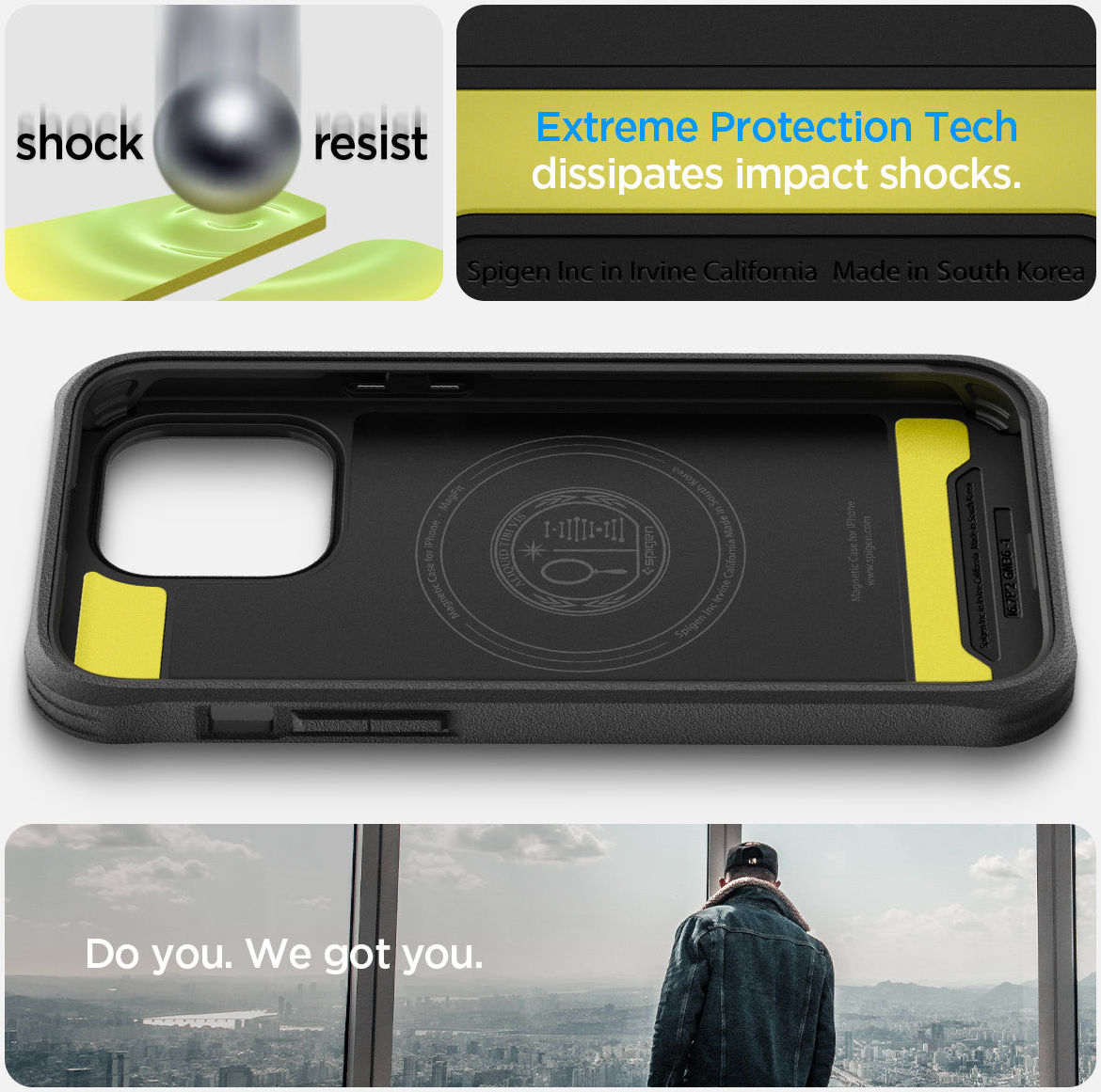 Spigen Geo Armor 360 iPhone 14 Pro Max Hoesje Full Protect Zwart afbeelding 10