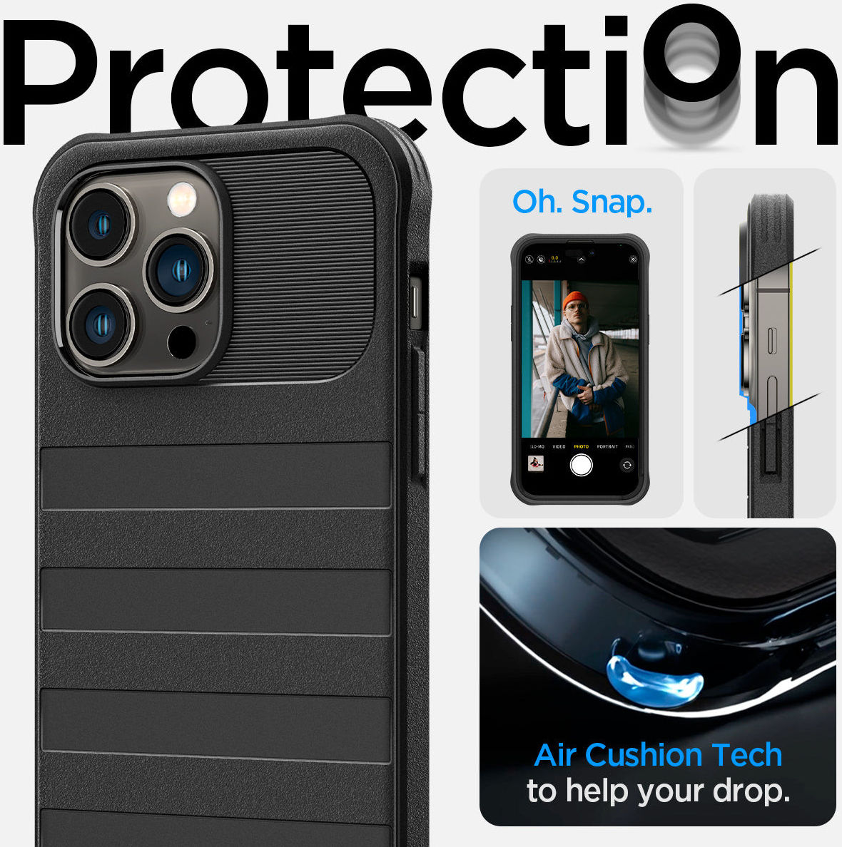 Spigen Geo Armor 360 iPhone 14 Pro Max Hoesje Full Protect Zwart afbeelding 11