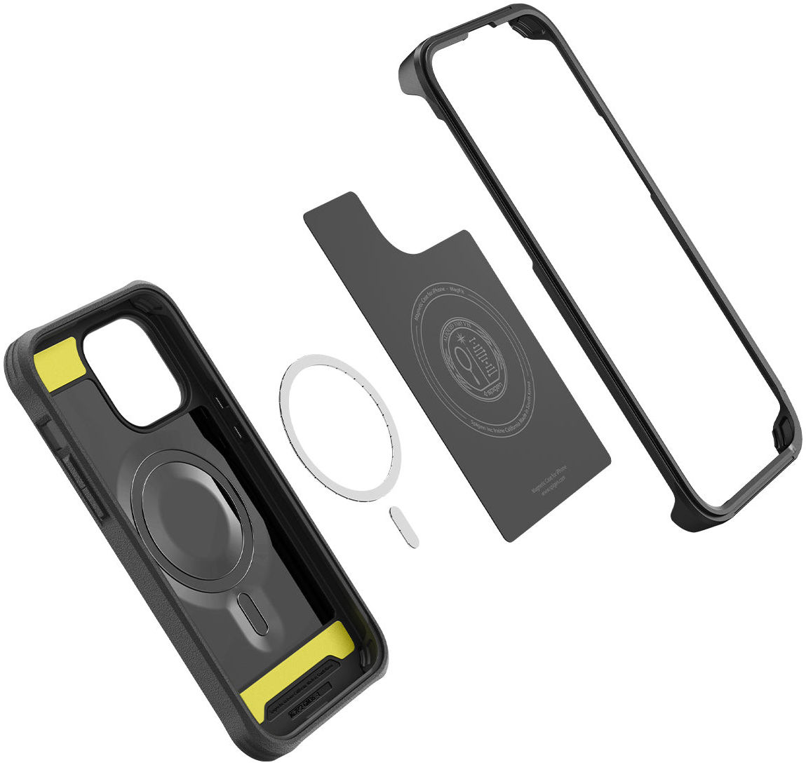 Spigen Geo Armor 360 iPhone 14 Pro Max Hoesje Full Protect Zwart afbeelding 2