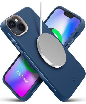 Spigen Cyrill Ultra Color MagSafe Apple iPhone 14 Plus Hoesje Blauw Hoesjes