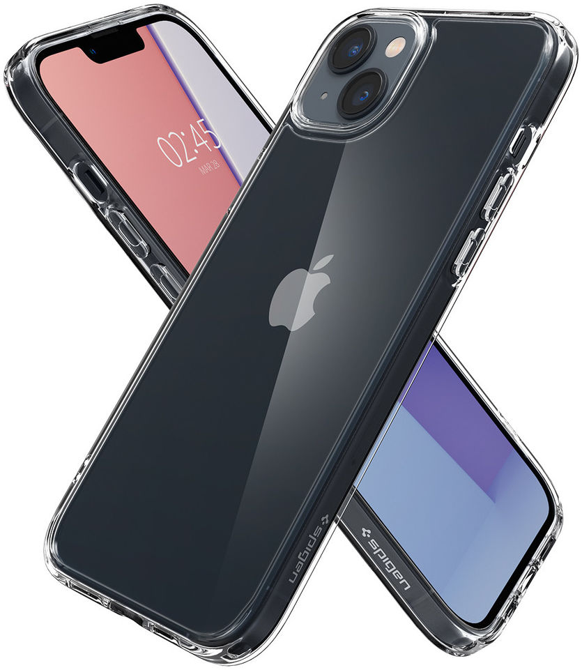 Spigen Crystal Hybrid Apple iPhone 14 Hoesje Back Cover Transparant afbeelding 10