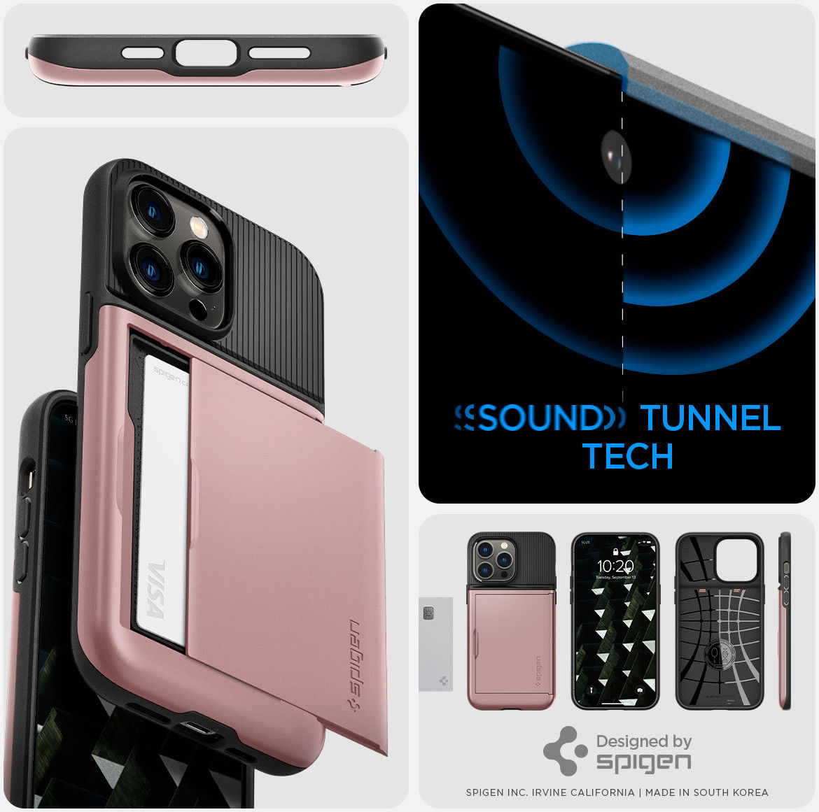 Spigen Slim Armor CS Apple iPhone 14 Pro Max Hoesje Roze Goud afbeelding 18