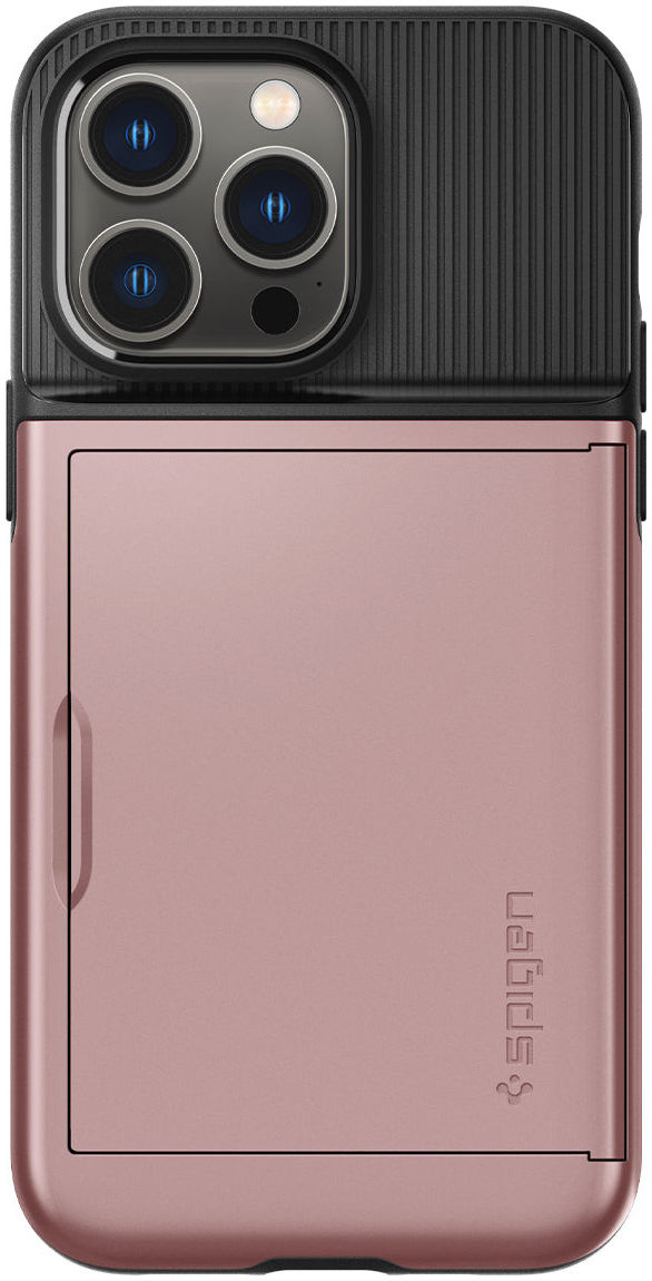 Spigen Slim Armor CS Apple iPhone 14 Pro Max Hoesje Roze Goud afbeelding 2