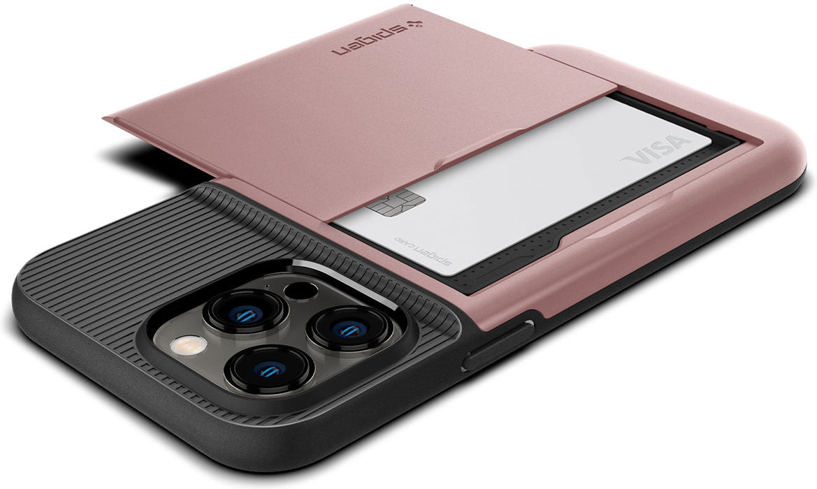 Spigen Slim Armor CS Apple iPhone 14 Pro Max Hoesje Roze Goud afbeelding 6
