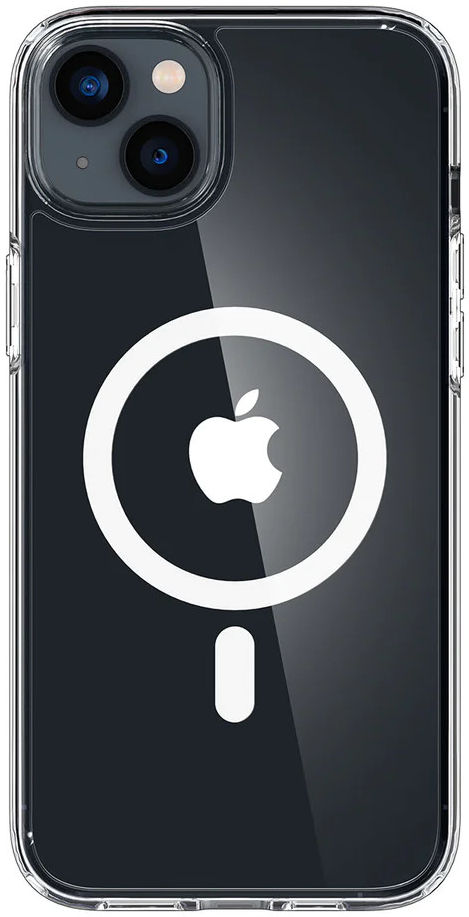 Spigen Crystal Hybrid MagSafe Apple iPhone 14 Hoesje Back Cover Wit afbeelding 2