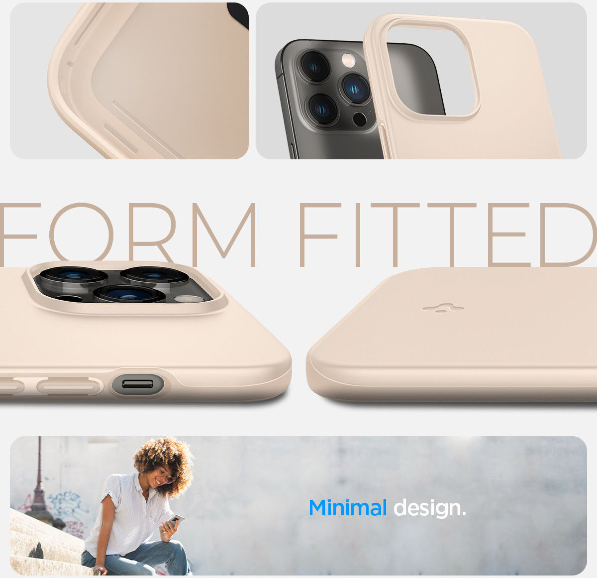 Spigen Thin Fit Apple iPhone 14 Pro Max Hoesje Back Cover Beige afbeelding 11