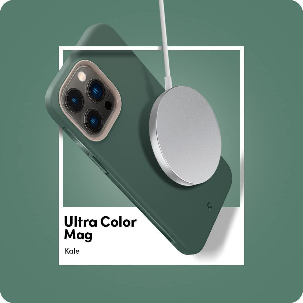 Spigen Cyrill Ultra Color MagSafe Apple iPhone 14 Pro Max Hoesje Groen afbeelding 8