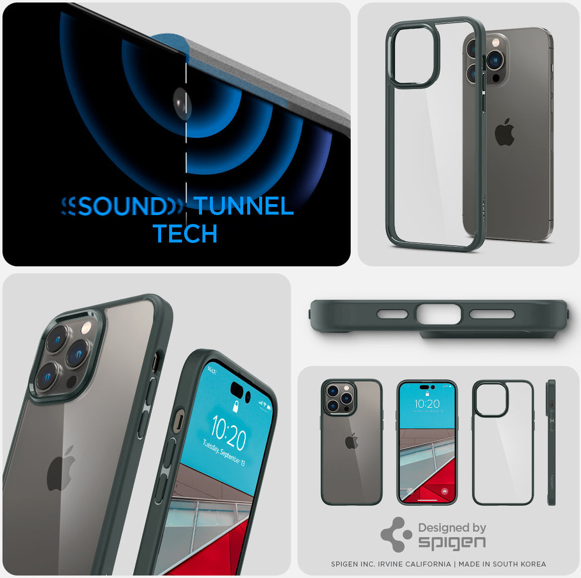 Spigen Ultra Hybrid Apple iPhone 14 Pro Max Hoesje Groen afbeelding 13