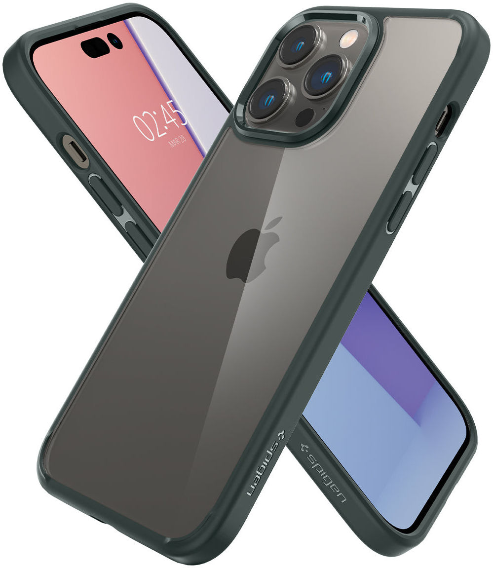 Spigen Ultra Hybrid Apple iPhone 14 Pro Max Hoesje Groen afbeelding 3