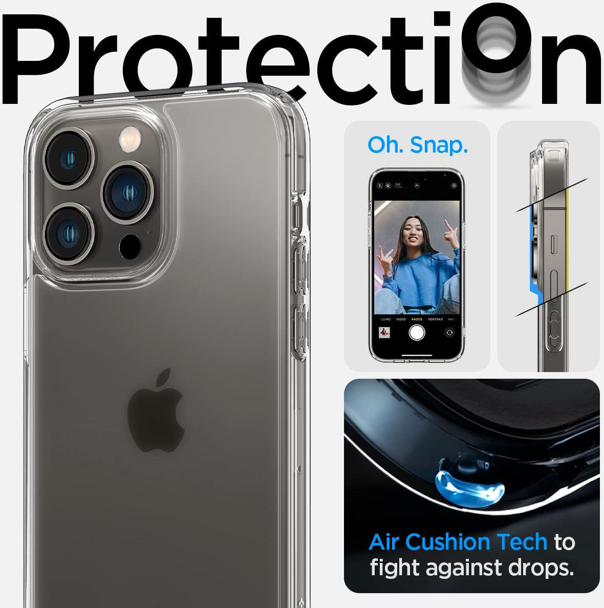 Spigen Ultra Hybrid Apple iPhone 14 Pro Max Hoesje Clear afbeelding 9