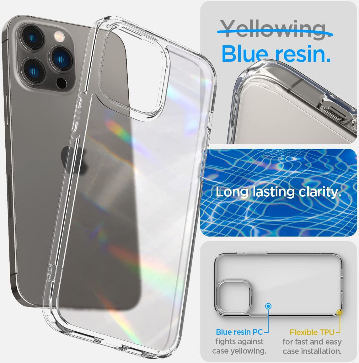 Spigen Ultra Hybrid Apple iPhone 14 Pro Max Hoesje Clear afbeelding 10