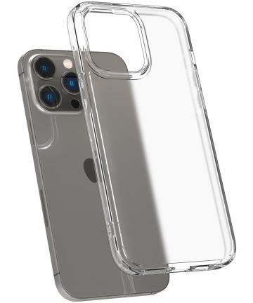 Spigen Ultra Hybrid Apple iPhone 14 Pro Hoesje Back Cover Clear Hoesjes
