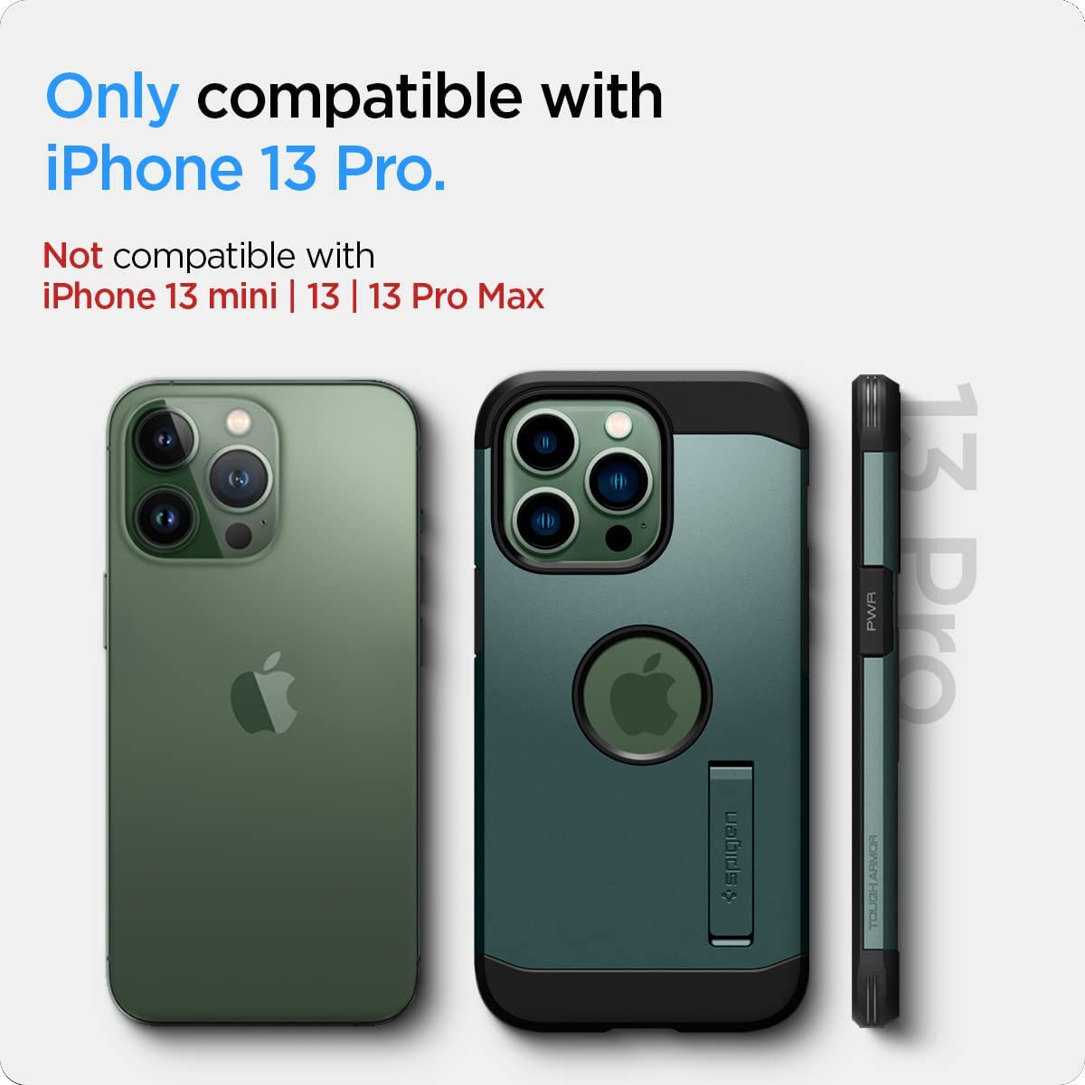 Spigen Tough Armor Apple iPhone 13 Pro Hoesje Groen afbeelding 7