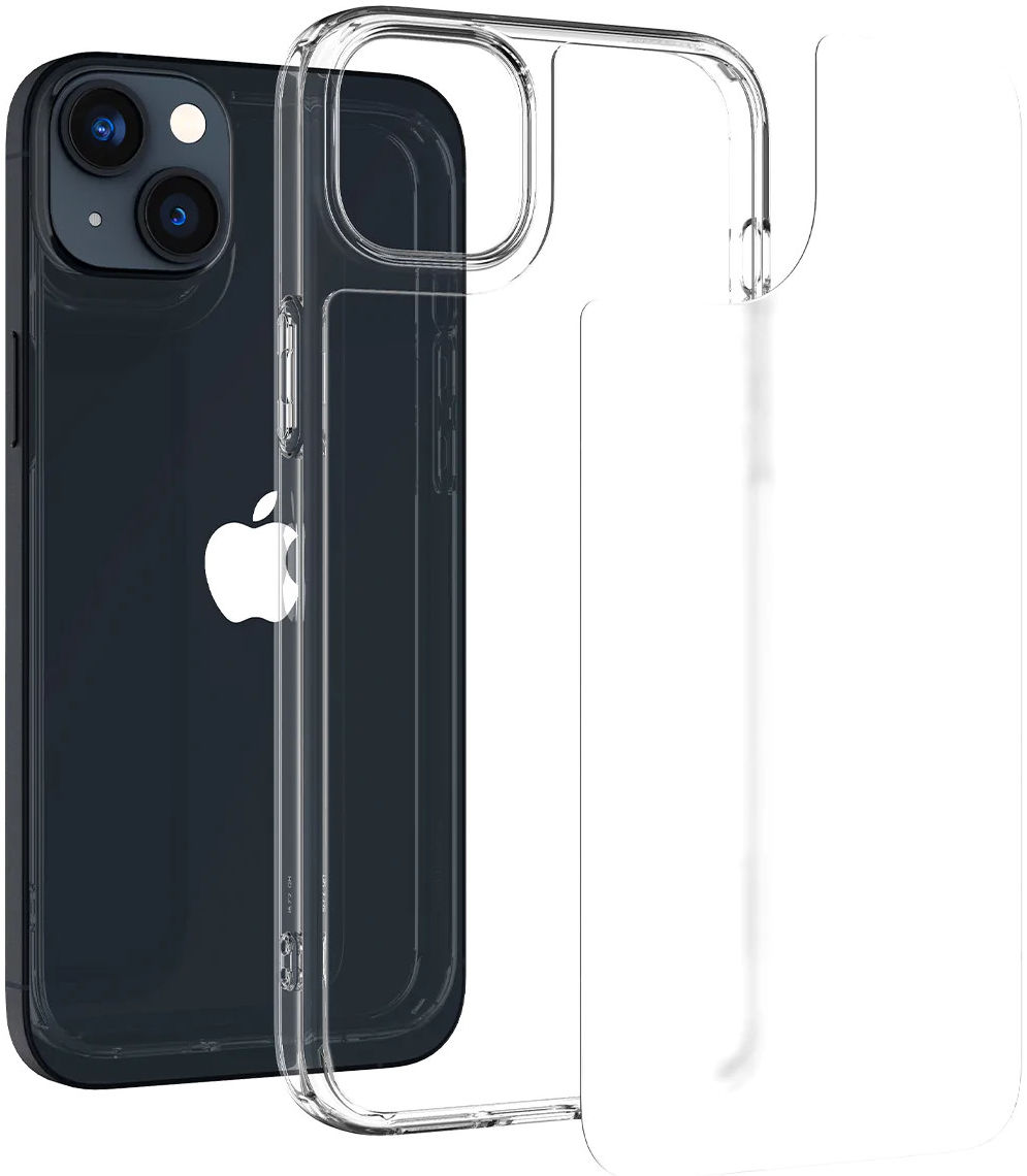 Spigen Quartz Hybrid Apple iPhone 14 Hoesje Matte Transparant afbeelding 2