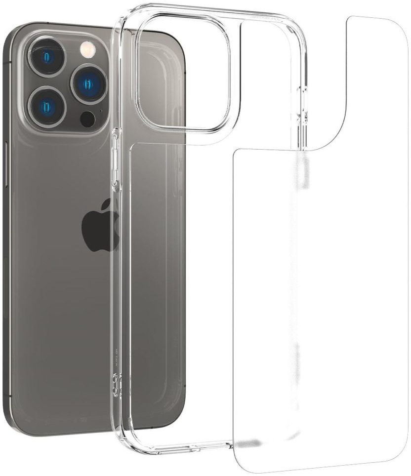 Spigen Quartz Hybrid Apple iPhone 14 Pro Hoesje Matte Transparant afbeelding 5
