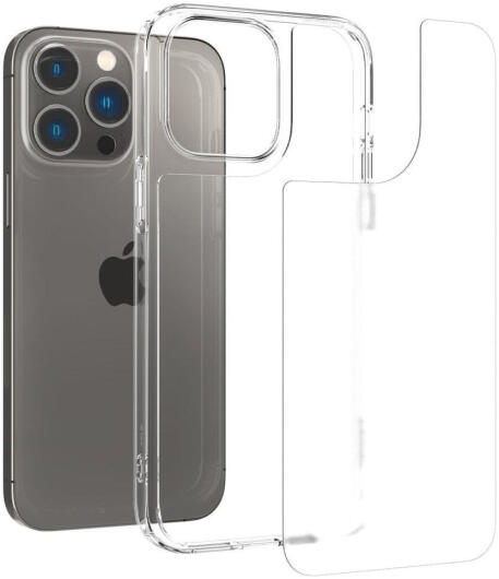 Spigen Quartz Hybrid Apple iPhone 14 Pro Hoesje Matte Transparant afbeelding 5