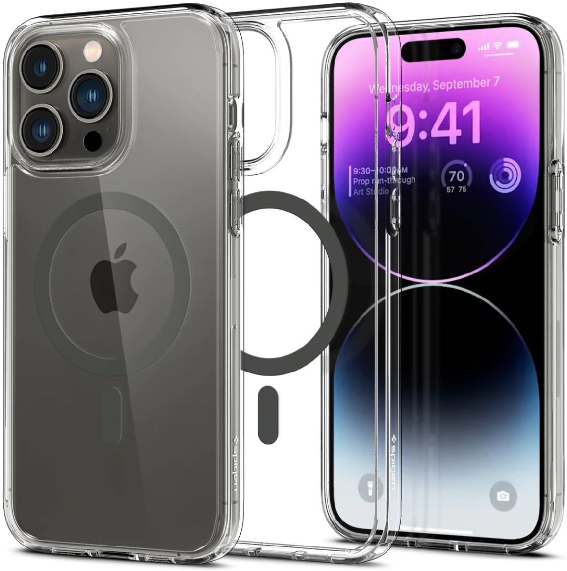 Spigen Ultra Hybrid MagSafe iPhone 14 Pro Max Hoesje Grijs afbeelding 10