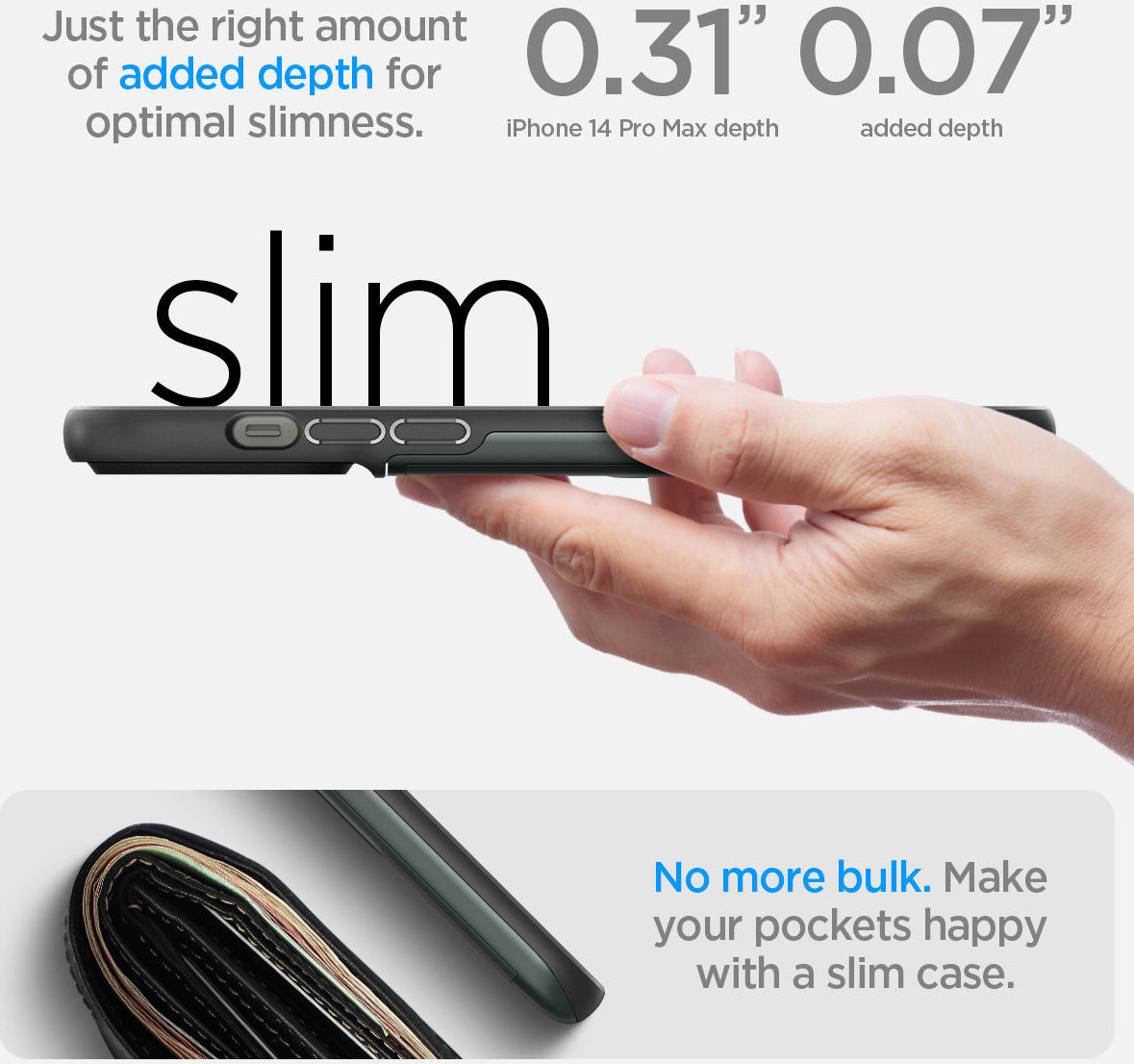 Spigen Slim Armor CS Apple iPhone 14 Pro Max Hoesje Groen afbeelding 17