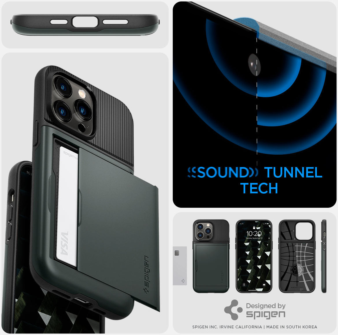 Spigen Slim Armor CS Apple iPhone 14 Pro Max Hoesje Groen afbeelding 18