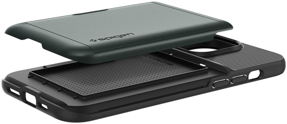 Spigen Slim Armor CS Apple iPhone 14 Pro Max Hoesje Groen afbeelding 7