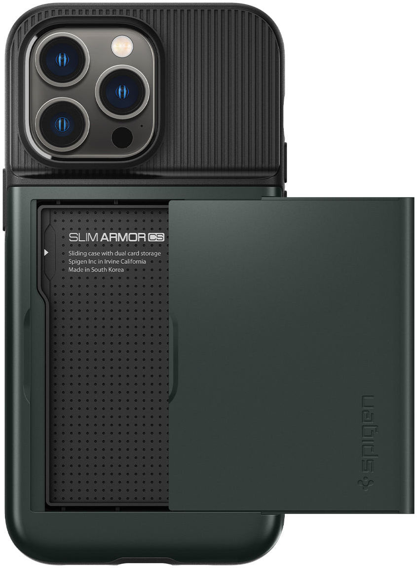 Spigen Slim Armor CS Apple iPhone 14 Pro Max Hoesje Groen afbeelding 9