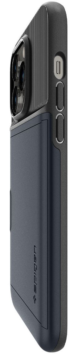Spigen Slim Armor CS Apple iPhone 14 Pro Max Hoesje Metal Slate afbeelding 10