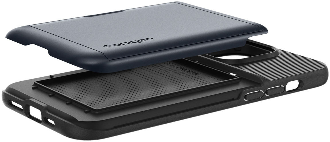 Spigen Slim Armor CS Apple iPhone 14 Pro Max Hoesje Metal Slate afbeelding 8