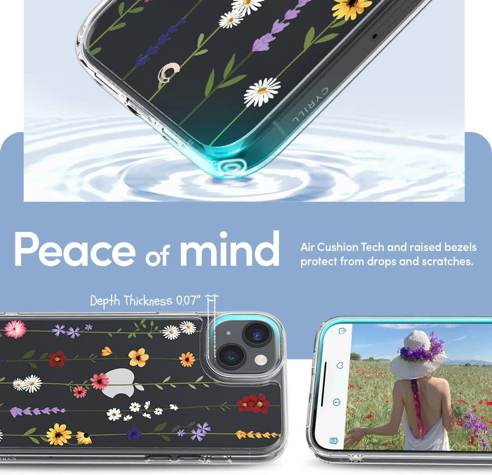 Spigen Cyrill Cecile Apple iPhone 14 Hoesje Flower Garden afbeelding 3