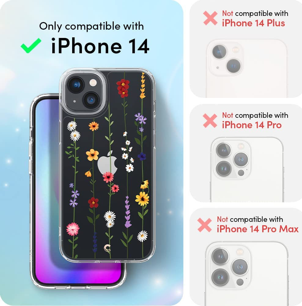 Spigen Cyrill Cecile Apple iPhone 14 Hoesje Flower Garden afbeelding 7