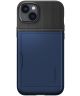 Spigen Slim Armor CS Apple iPhone 14 Hoesje Back Cover Blauw