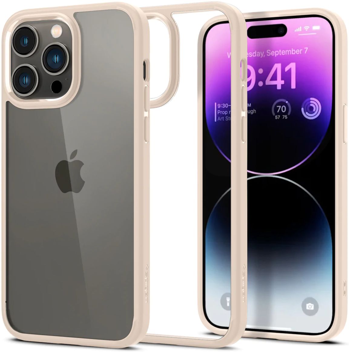 Spigen Ultra Hybrid Apple iPhone 14 Pro Max Hoesje Beige afbeelding 7