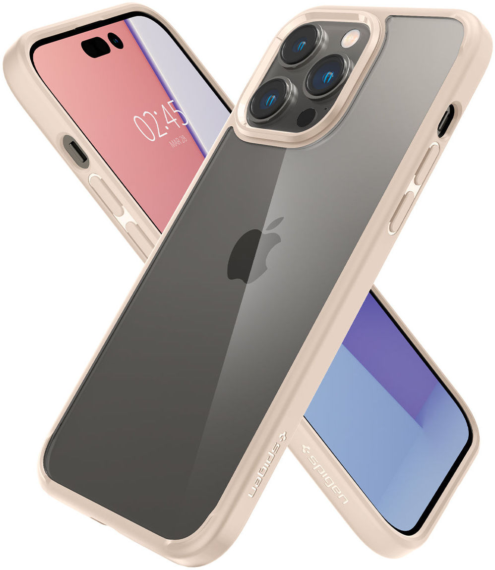 Spigen Ultra Hybrid Apple iPhone 14 Pro Max Hoesje Beige afbeelding 6