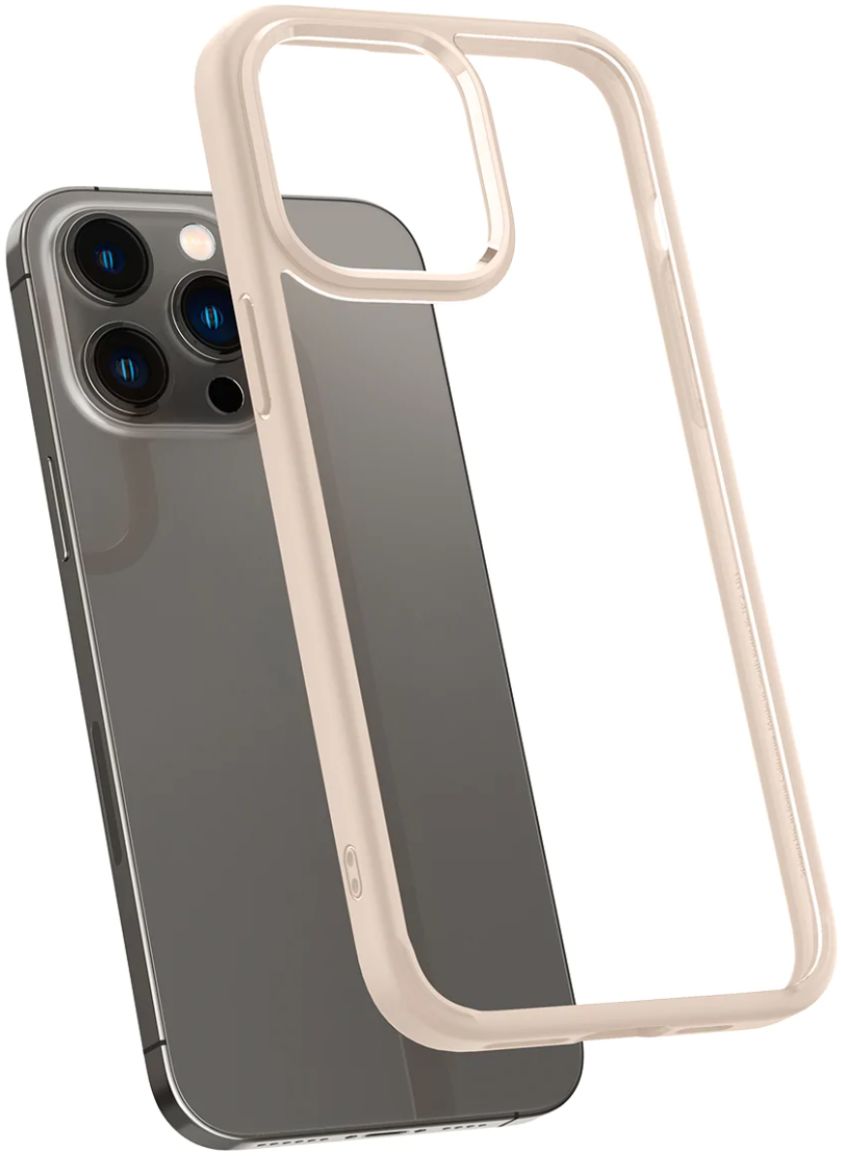 Spigen Ultra Hybrid Apple iPhone 14 Pro Max Hoesje Beige afbeelding 3