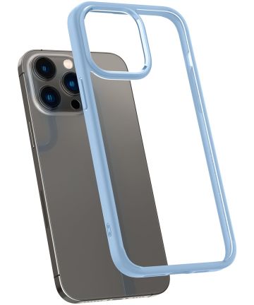 Spigen Ultra Hybrid Apple iPhone 14 Pro Hoesje Back Cover Blauw Hoesjes