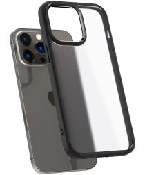 Spigen Ultra Hybrid Apple iPhone 14 Pro Hoesje Back Cover Zwart