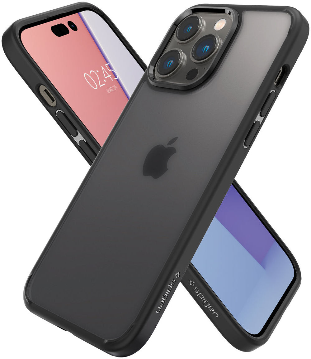 Spigen Ultra Hybrid Apple iPhone 14 Pro Hoesje Back Cover Zwart afbeelding 8