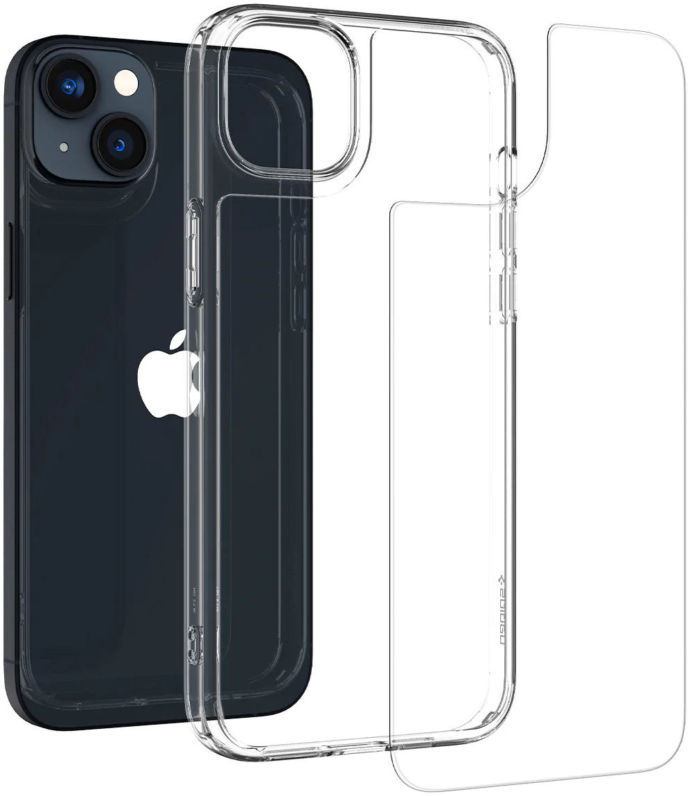 Spigen Quartz Hybrid Apple iPhone 14 Hoesje Transparant afbeelding 2