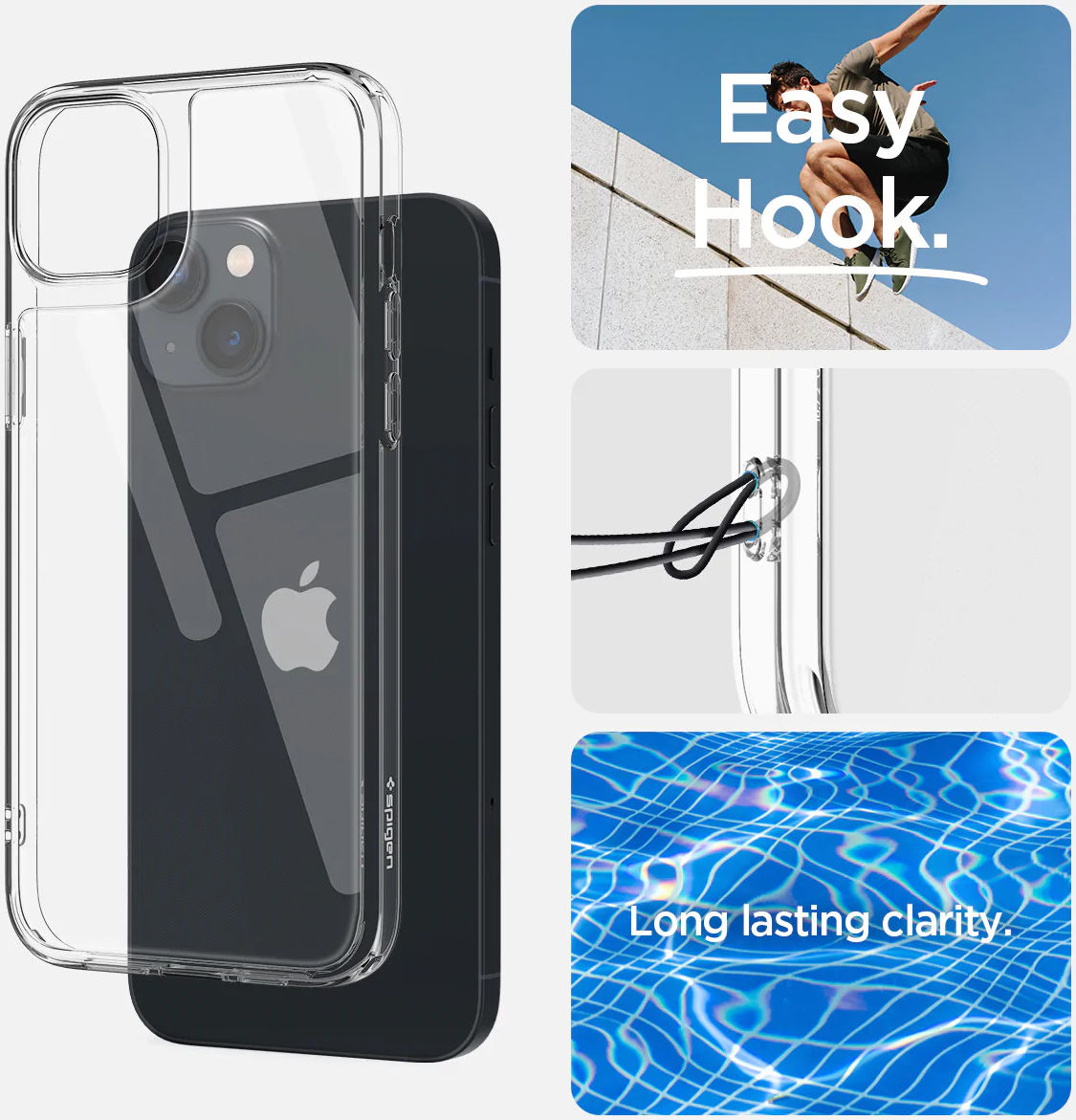 Spigen Quartz Hybrid Apple iPhone 14 Hoesje Transparant afbeelding 6