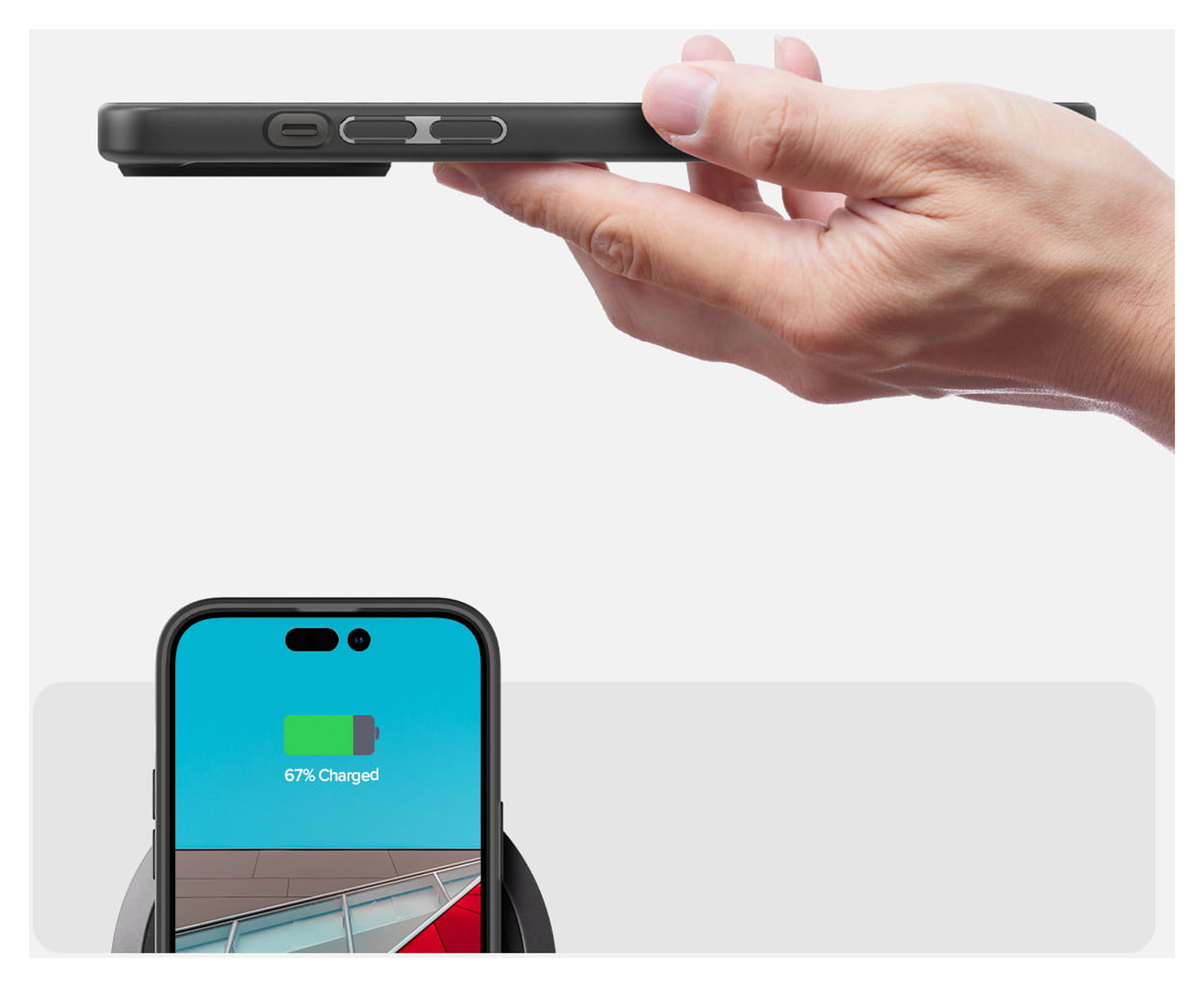 Spigen Crystal Hybrid Apple iPhone 14 Pro Max Hoesje Zwart afbeelding 8